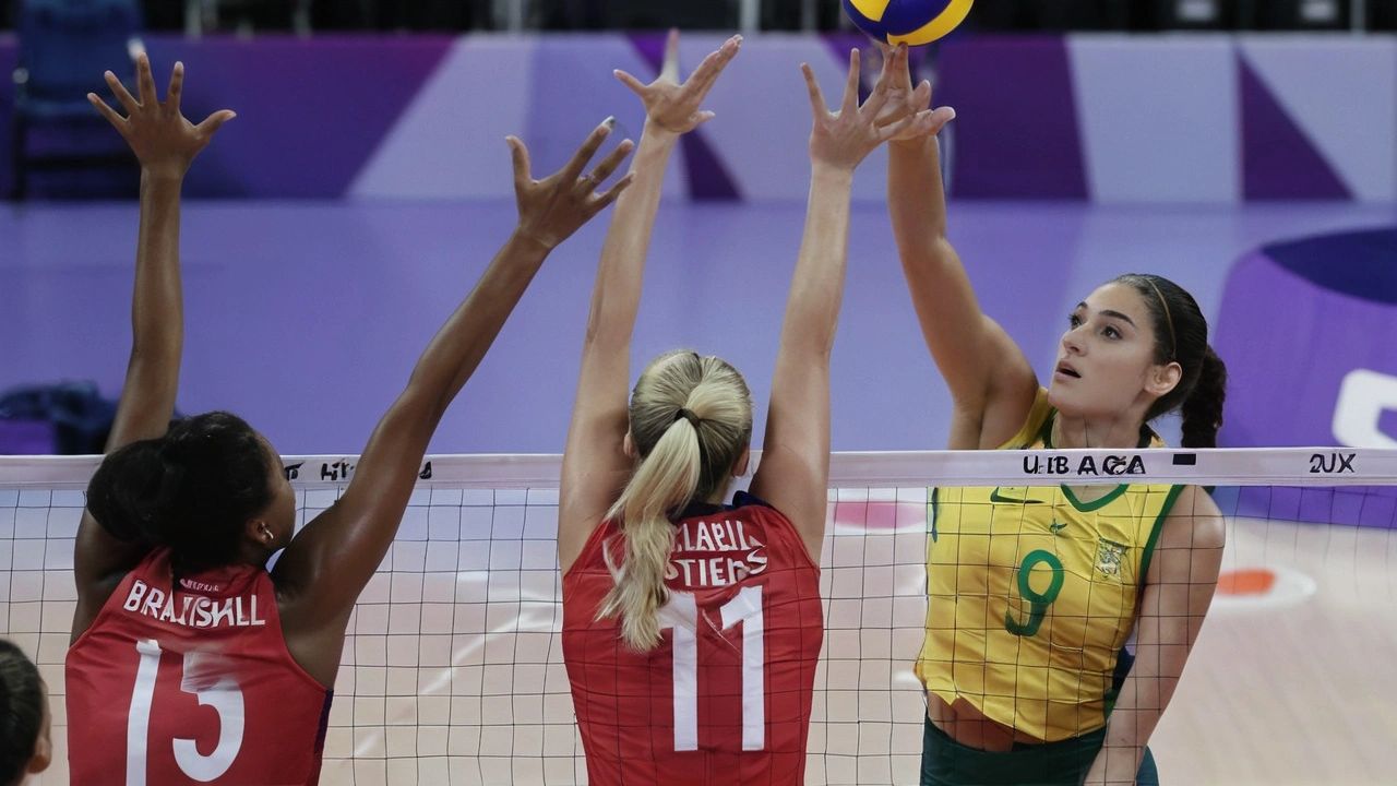 Derrota do Brasil para os EUA nas Semifinais do Vôlei Feminino nas Olimpíadas de Paris 2024